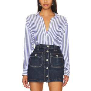 Rails 'Bella' Blue Voile Top Size M